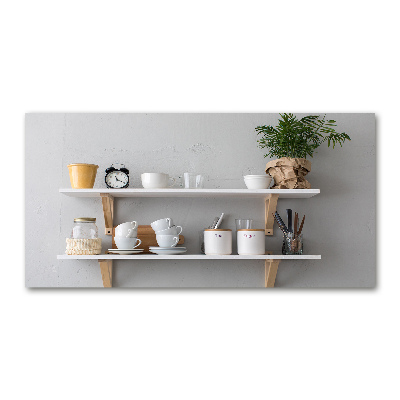 Bild auf glas Dekorationen im Regal