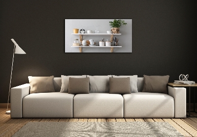 Bild auf glas Dekorationen im Regal