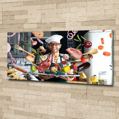 Glasbild Chef-Rezepte