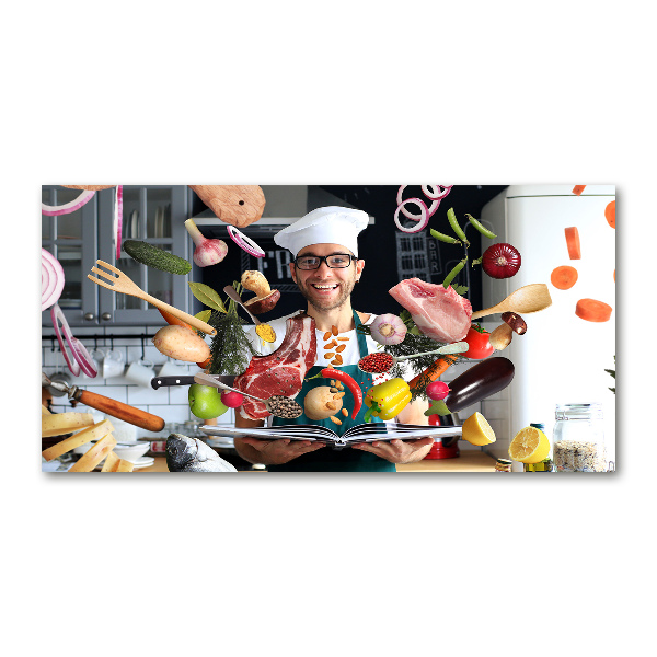 Glasbild Chef-Rezepte