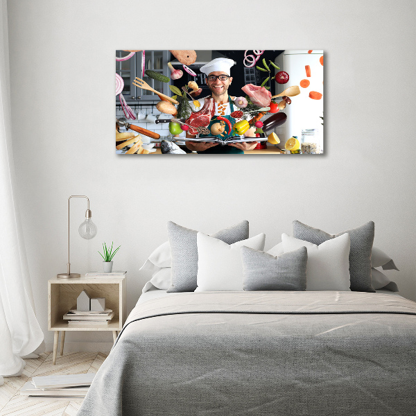 Glasbild Chef-Rezepte