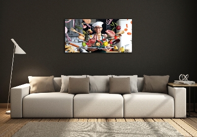 Glasbild Chef-Rezepte