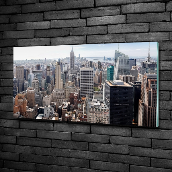 Foto glasbild New York