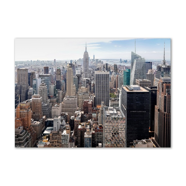 Foto glasbild New York