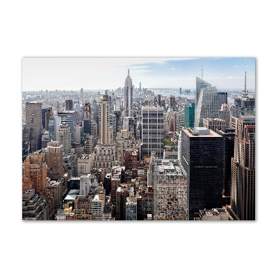 Foto glasbild New York