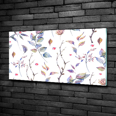 Bild auf glas Blätter