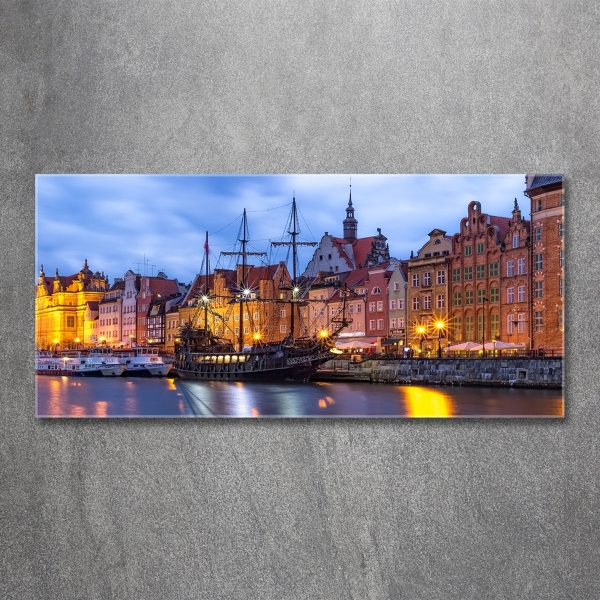 Glasbild Danzig, Polen
