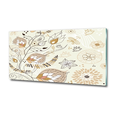 Foto glasbild Ornamente