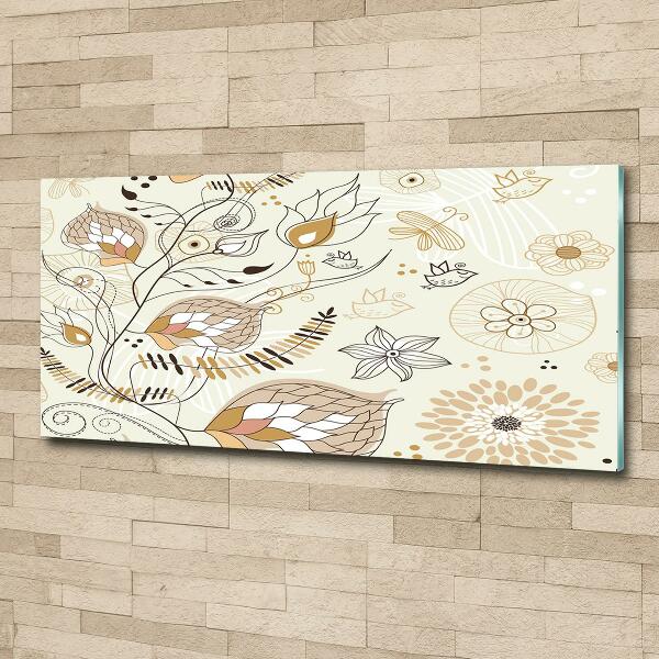 Foto glasbild Ornamente