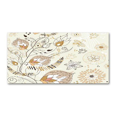 Foto glasbild Ornamente