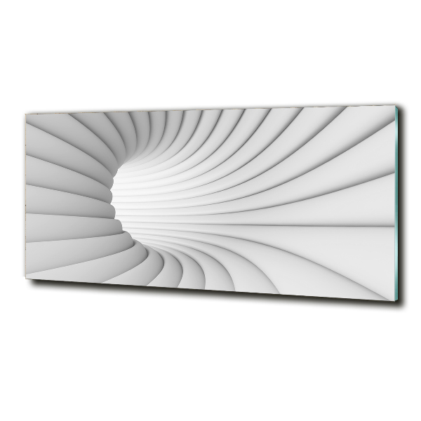 Glasbild Abstrakter Tunnel