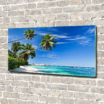 Foto glasbild Tropischer Strand
