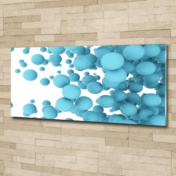 Glasbild Abstrakte Sphären