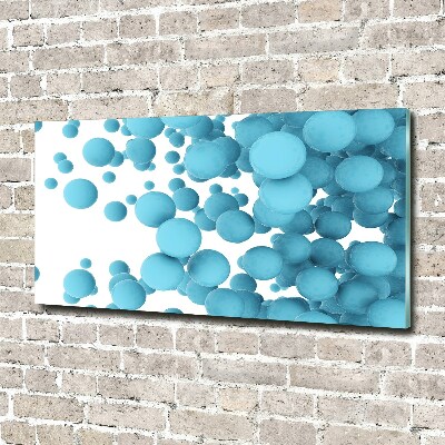 Glasbild Abstrakte Sphären