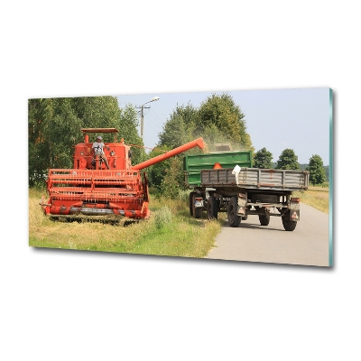 Bild auf glas Mähdrescher