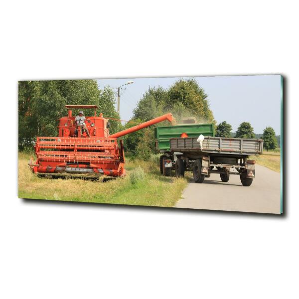 Bild auf glas Mähdrescher