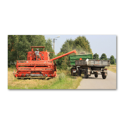 Bild auf glas Mähdrescher