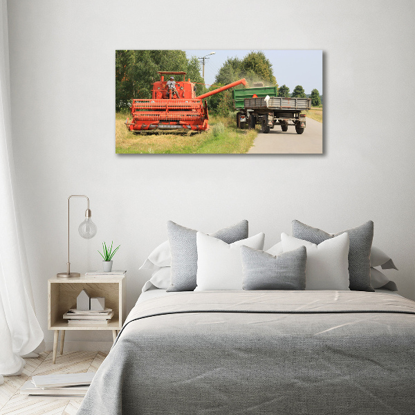 Bild auf glas Mähdrescher