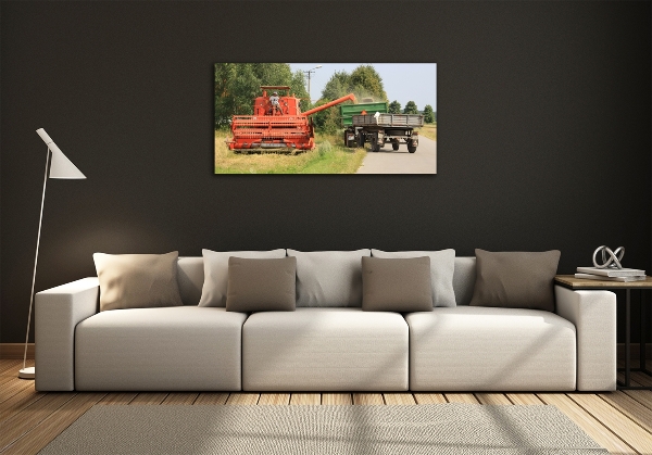 Bild auf glas Mähdrescher