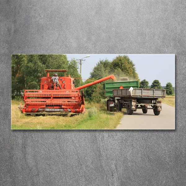 Bild auf glas Mähdrescher