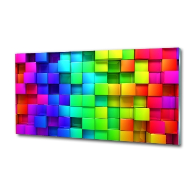 Foto glasbild Bunte Schachteln