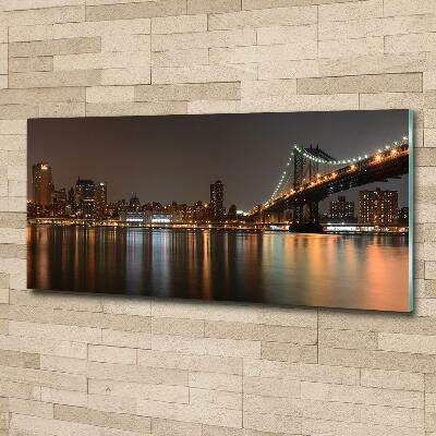 Glasbild Zwischen den Brücken