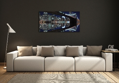 Glasbild Brooklyn Bridge