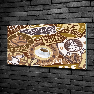 Bild auf glas Kaffeehaus