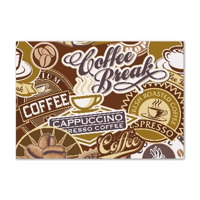 Bild auf glas Kaffeehaus