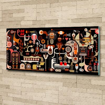 Bild auf glas Kaffeeproduktion