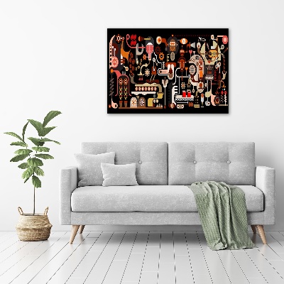 Bild auf glas Kaffeeproduktion