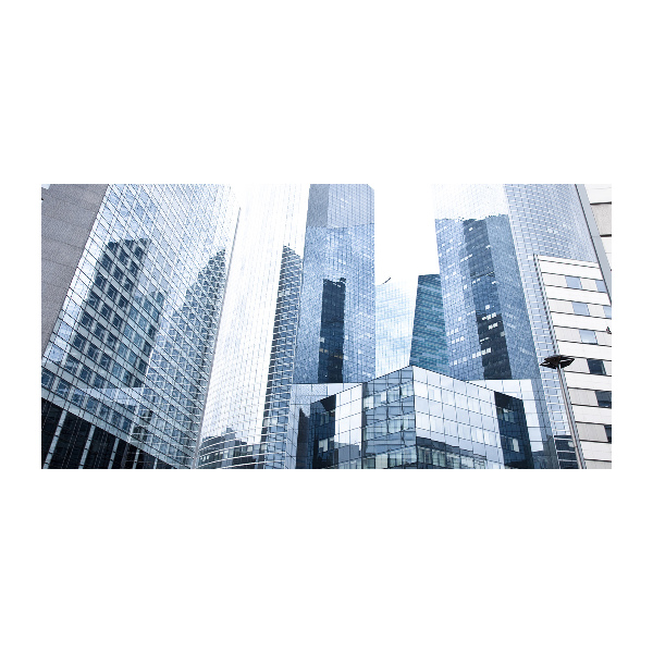 Glasbild Wolkenkratzer