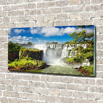 Foto glasbild Argentinischer Wasserfall
