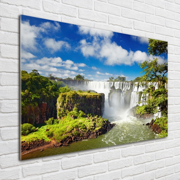 Foto glasbild Argentinischer Wasserfall