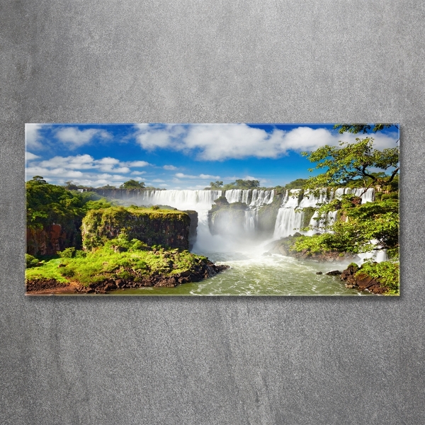 Foto glasbild Argentinischer Wasserfall
