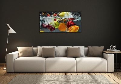 Foto glasbild Obst und Gemüse