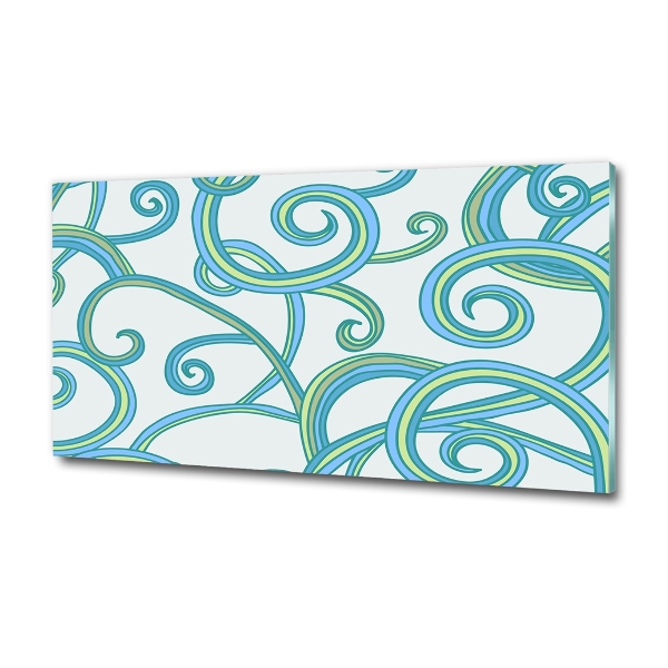 Bild auf glas Abstrakte Spiralen