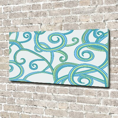 Bild auf glas Abstrakte Spiralen