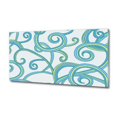 Bild auf glas Abstrakte Spiralen