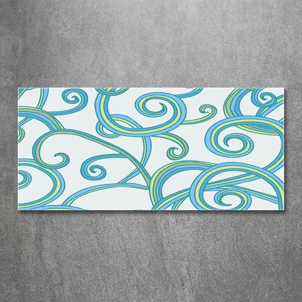 Bild auf glas Abstrakte Spiralen