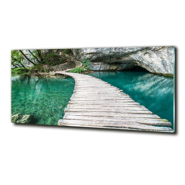 Foto glasbild Plitvicer Seen