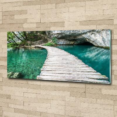 Foto glasbild Plitvicer Seen