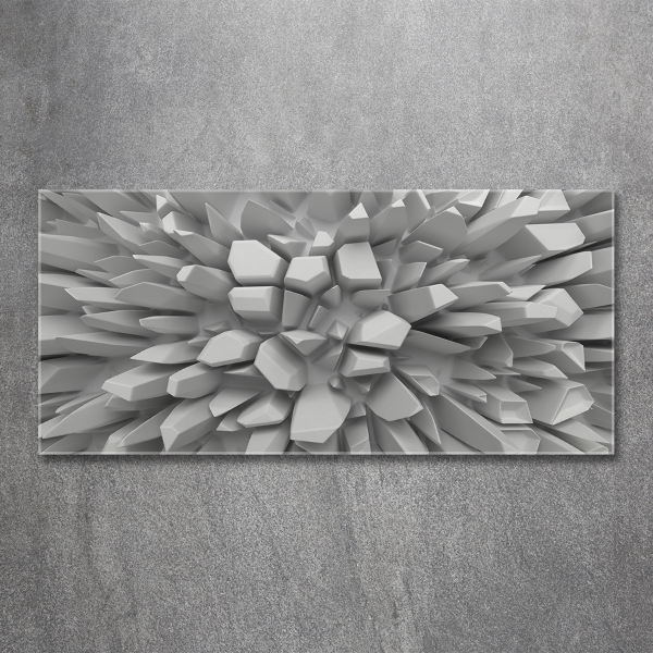 Foto glasbild 3D-Abstraktion