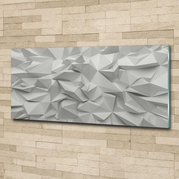 Bild auf glas 3D-Abstraktion