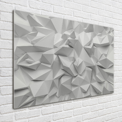 Bild auf glas 3D-Abstraktion