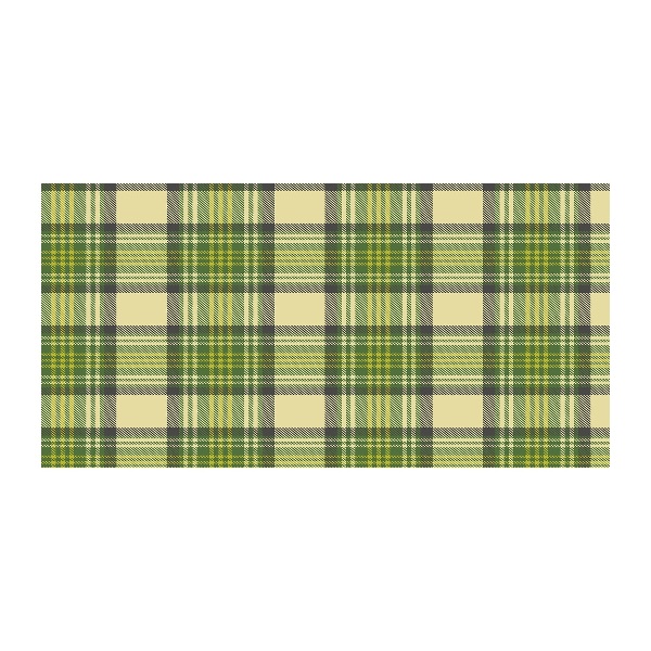 Foto glasbild Grün kariert