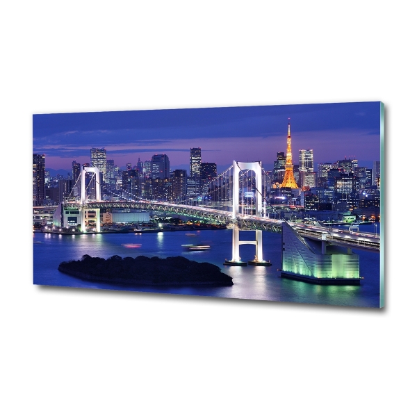 Glasbild Tokio-Brücke