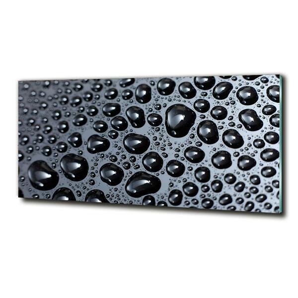 Glasbild Wassertropfen