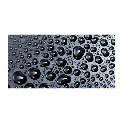 Glasbild Wassertropfen