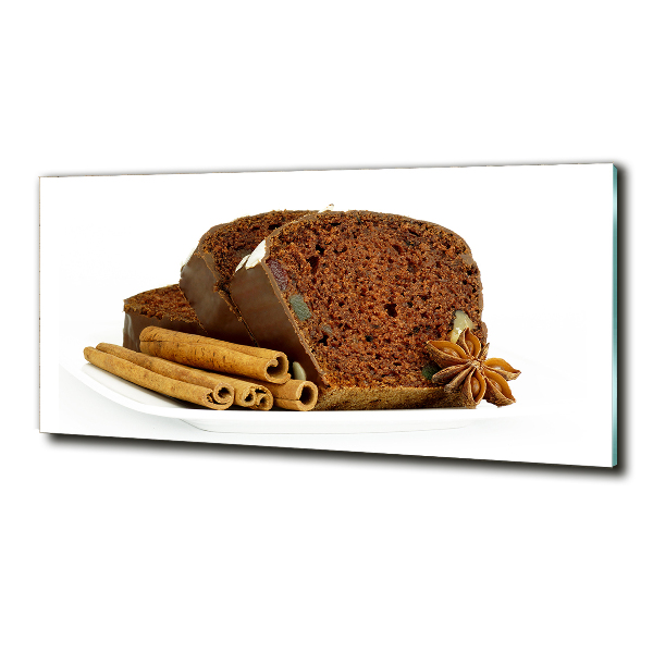 Glasbild Lebkuchen und Vanille